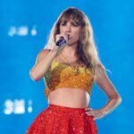 Taylor Swift Wears Kansas City Chiefs Colors at Paris Eras Show With Travis Kelce in the Audience