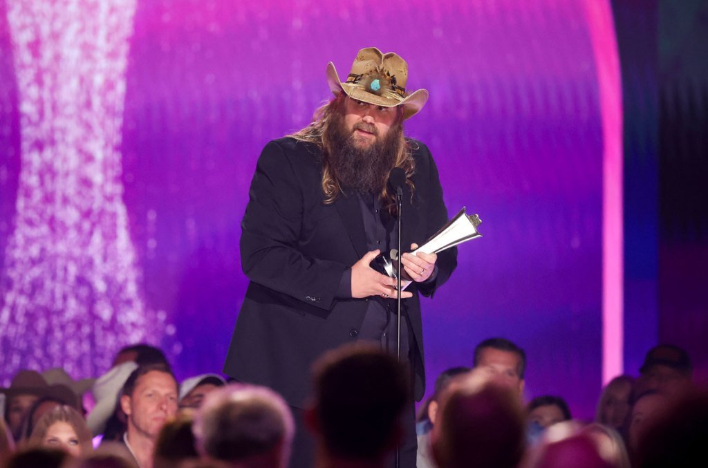 Chris Stapleton Wins Male Artist of the Year at the 2024 ACM Awards
