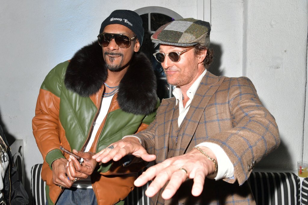 Snoop Dogg Gifts Matthew McConaughey a Death Row Chain: Watch the Actor Show It Off