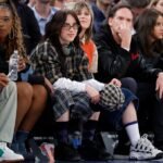 Billie Eilish Watches New York Knicks Game 5 Courtside With Jennifer Hudson & Common