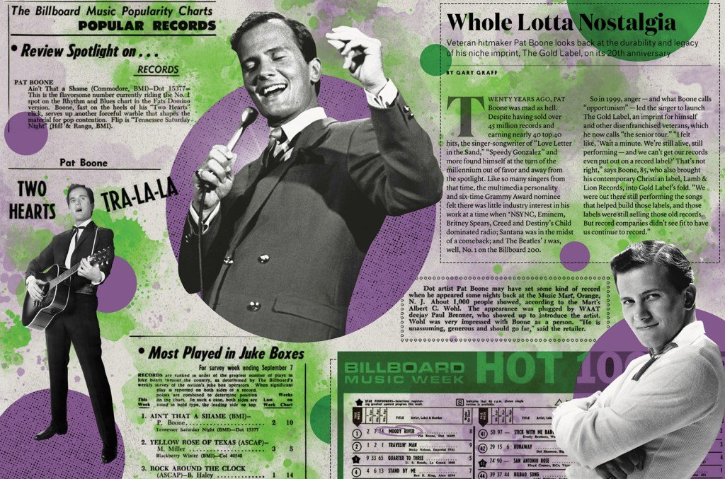From a Hit Cover of ‘Ain’t That a Shame’ to Decades of Fame: Pat Boone in Billboard’s Back Pages
