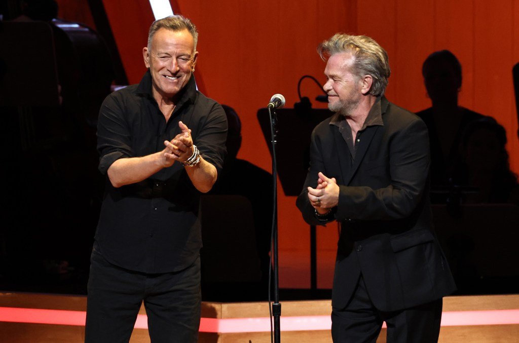 Bruce Springsteen and John Mellencamp stand up for heros billboard 1548