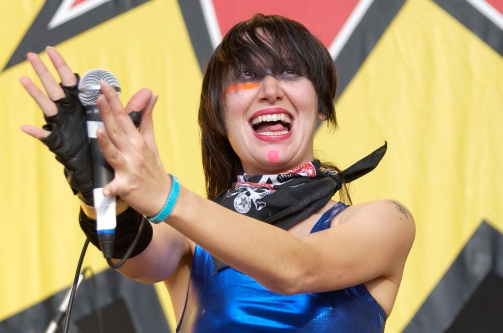 Karen O of Yeah Yeah Yeahs 2004 billboard 1548