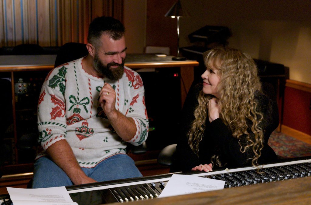 jason kelce stevie nicks cr Kait Privitera 11082024 billboard 1548