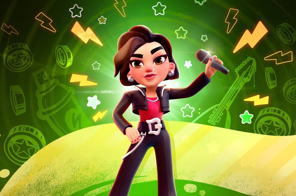 Demi Lovato in Subway Surfers Credit Courtesy of Subway Surfers billboard 1548