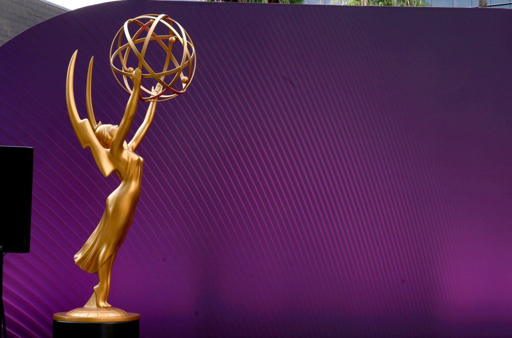 74th Primetime Emmys Press Preview trophy billboard 1548