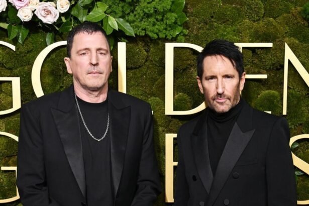 Atticus Ross and Trent Reznor 2025 golden globes show billboard 1548