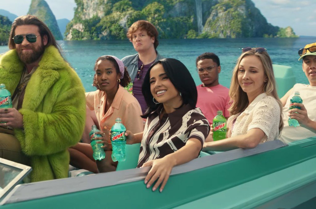 Becky G Mountain Dew commercial billboard 1548