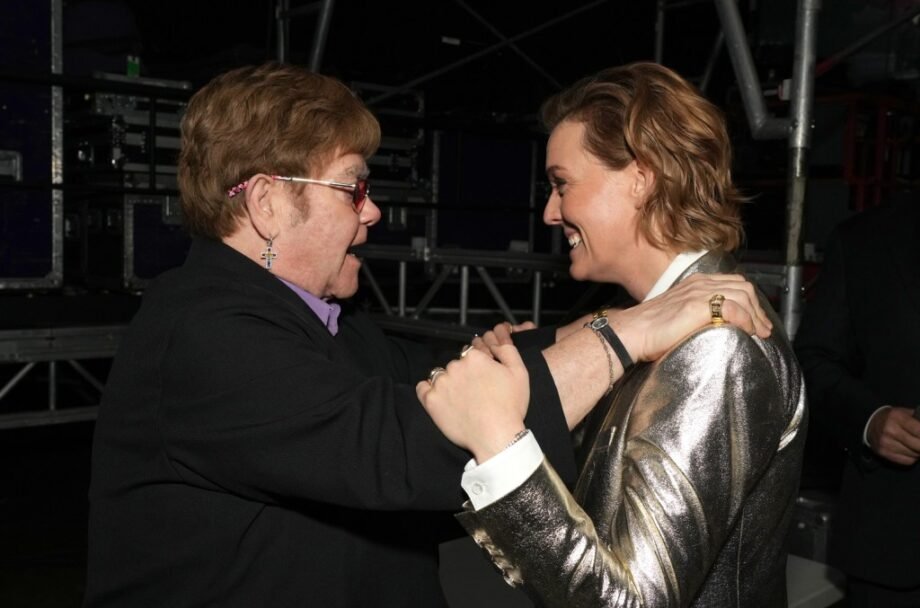 Elton John and Brandi Carlile attend MusiCares 2023 billboard 1548