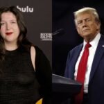 Lucy Dacus and Donald Trump. Credit Kevin Winter and Chip Somodevilla via GETTY