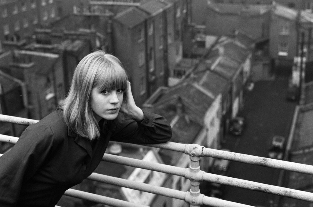 Marianne Faithfull 1964 portrait bw k billboard 1548 1