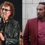 Tony Iommi of Black Sabbath and Benjamin Zephaniah. Credits Dave Benett and Richard Ecclestone