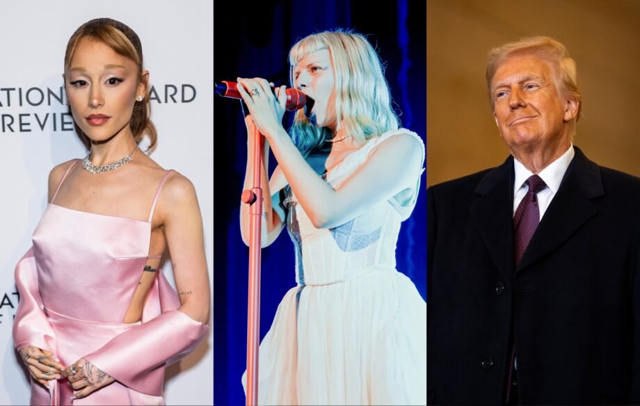 ariana grande aurora donald trump@2000x1270