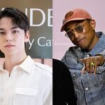 seventeen svt vernon pharrell williams bad influence louis vuitton 2025 show