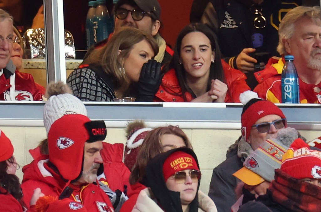 taylor swift caitlin clark chiefs game jan 18 2025 billboard 1548