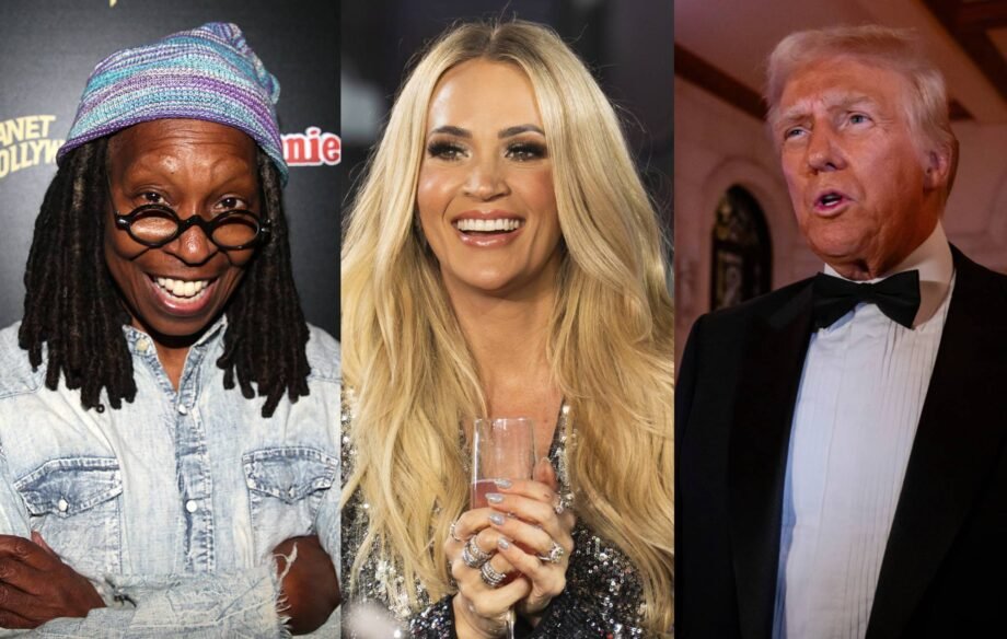 whoopi goldberg carrie underwood donald trump