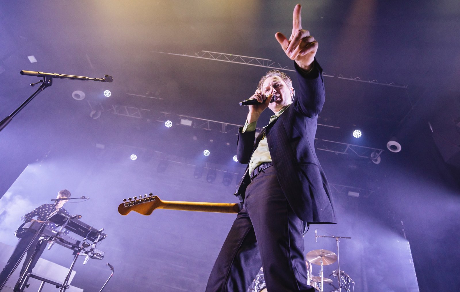 Alex Kapranos of Franz Ferdinand performs in concert at Razzmatazz on February 18 2025 in Barcelona