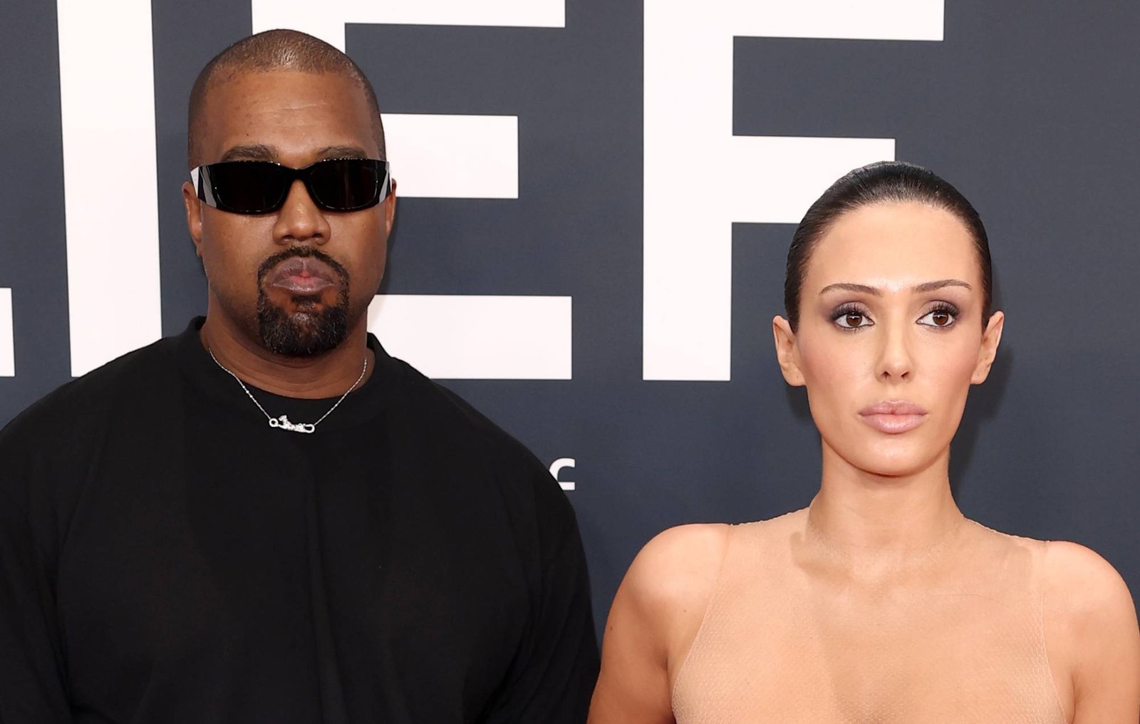 Kanye West and Bianca Censori. CREDIT Matt Winkelmeyer Getty Images for The Recording Academy