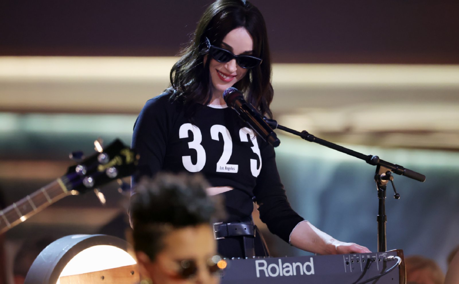 St. Vincent performs onstage during the 67th Annual GRAMMY Awards. Credit Kevin Winter