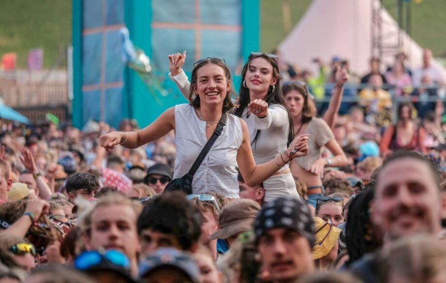 attendees at Boomtown festival